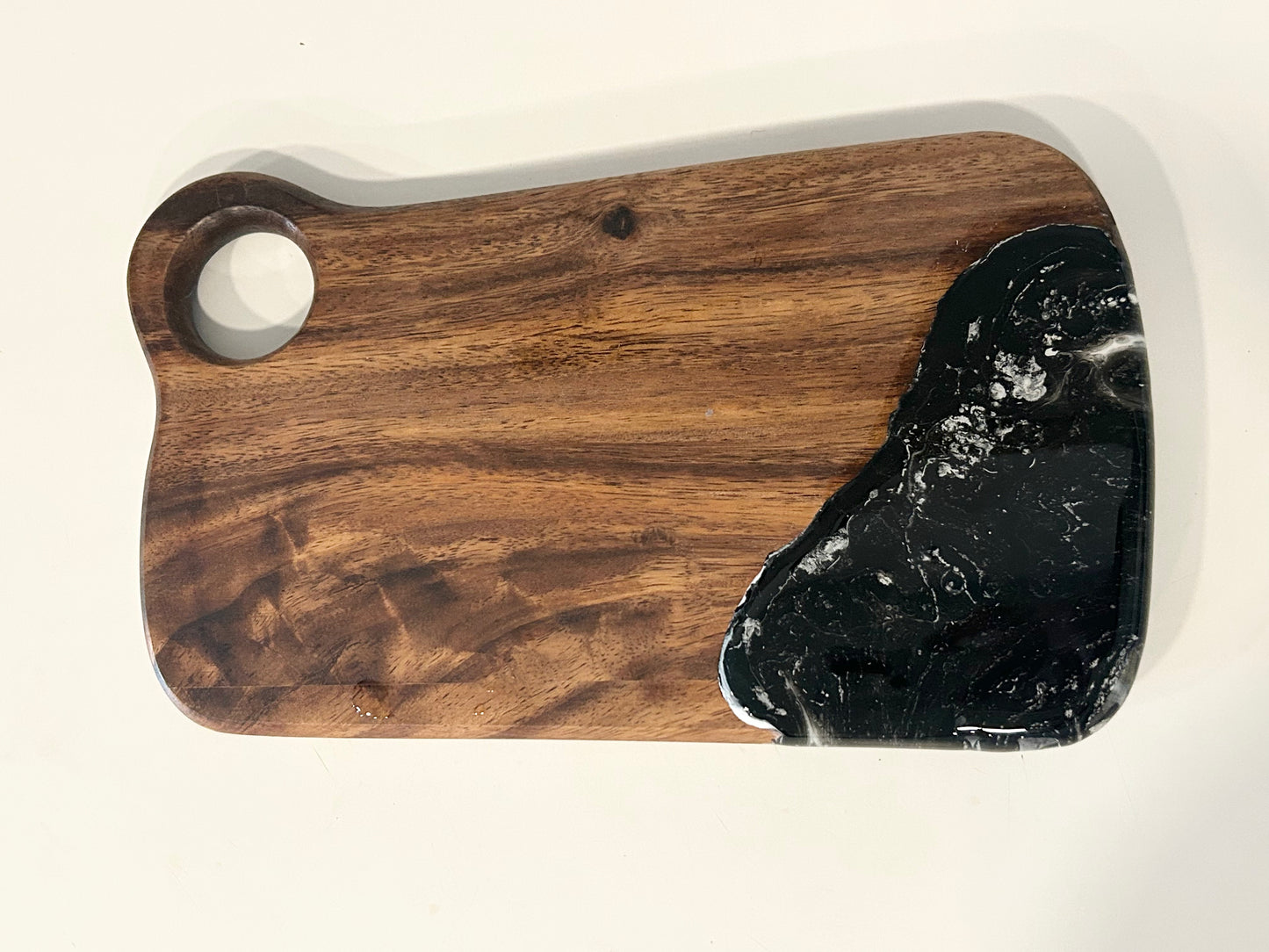 Small Resin Board - Graphite Dust