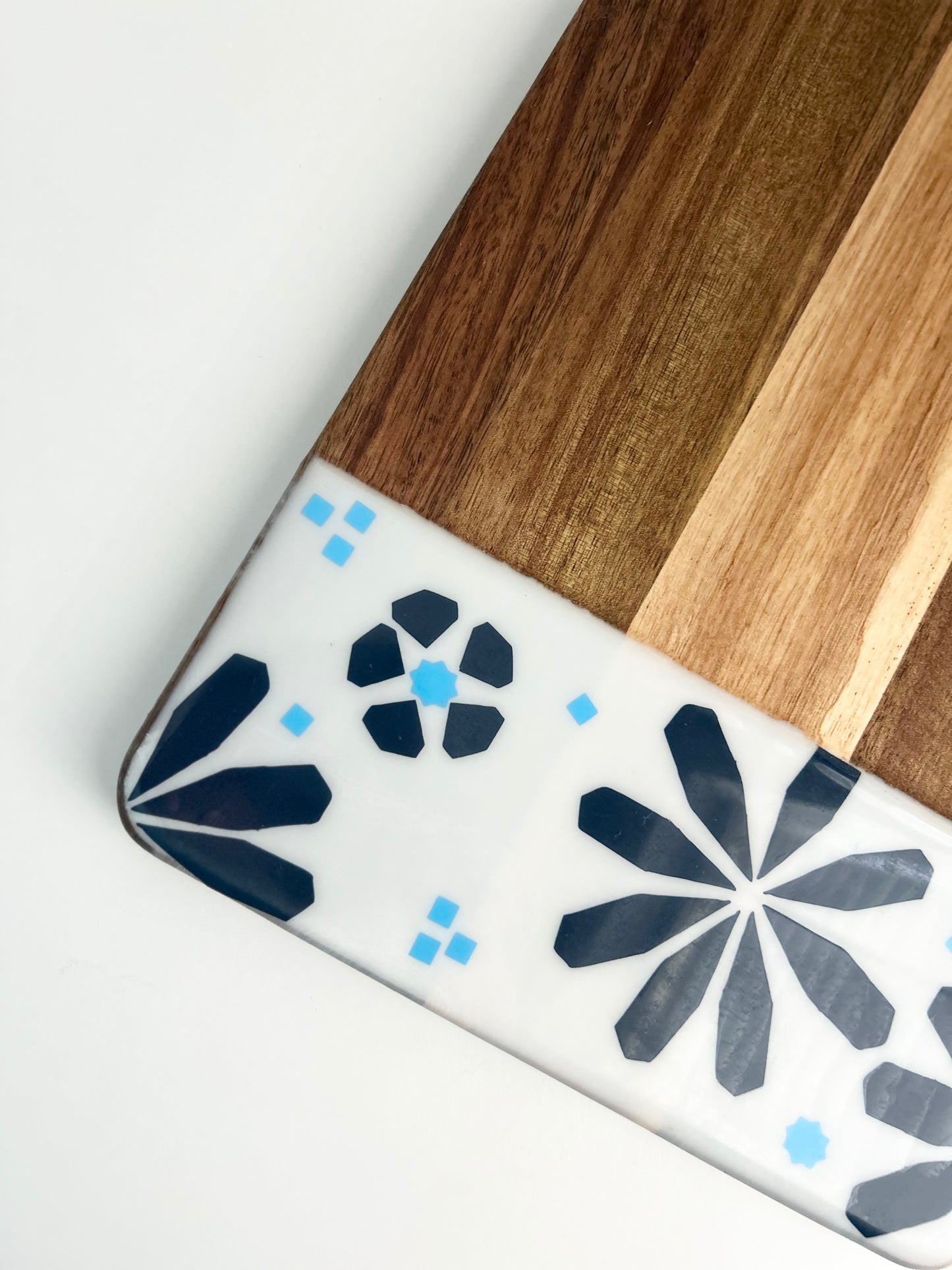 Navy Blue Mosaic Charcuterie Board