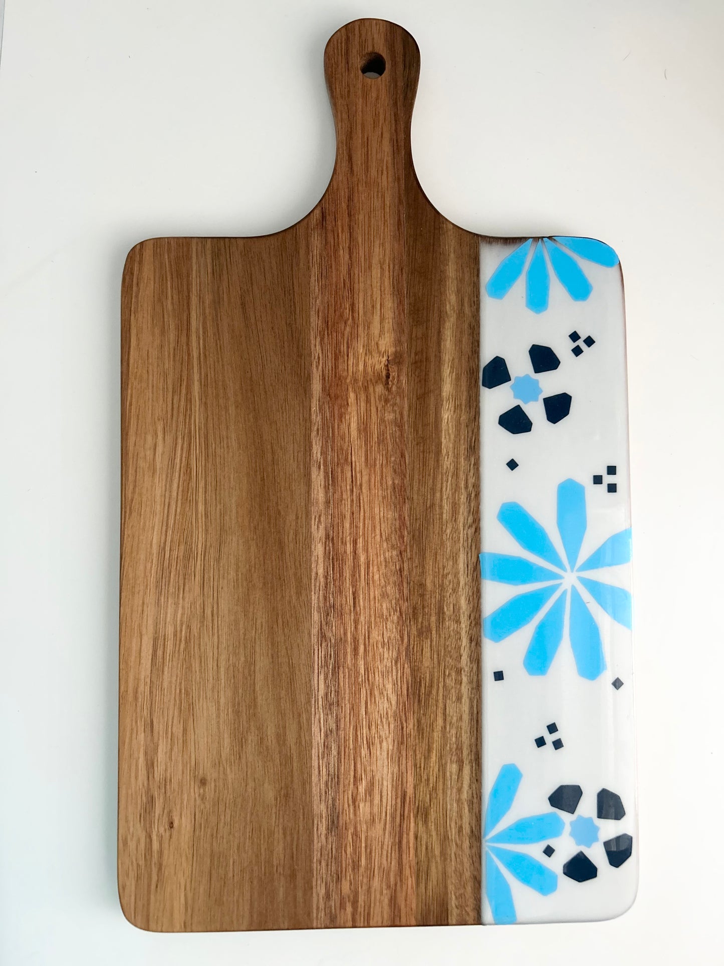Turquoise Mosaic Charcuterie Board
