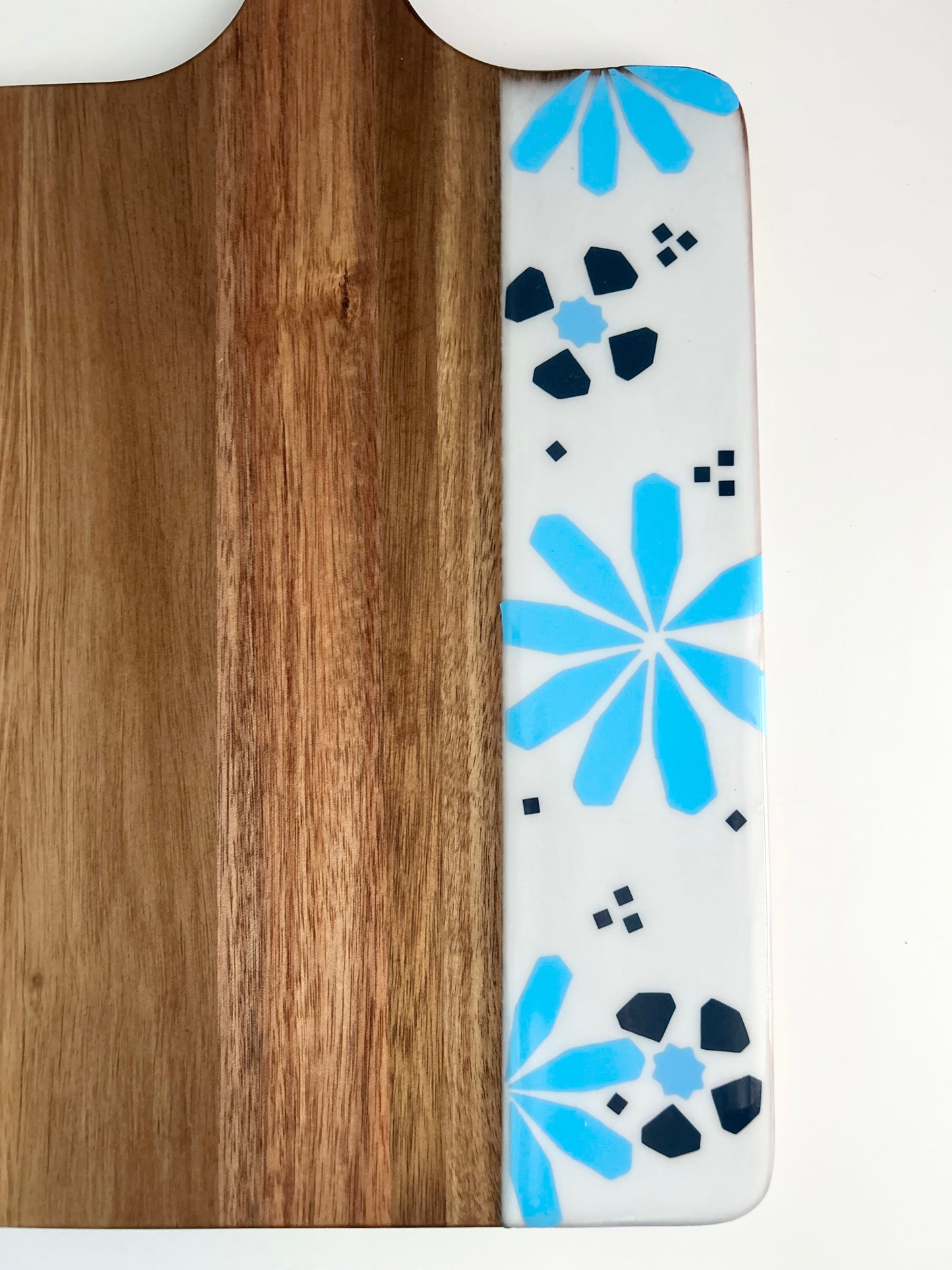 Turquoise Mosaic Charcuterie Board