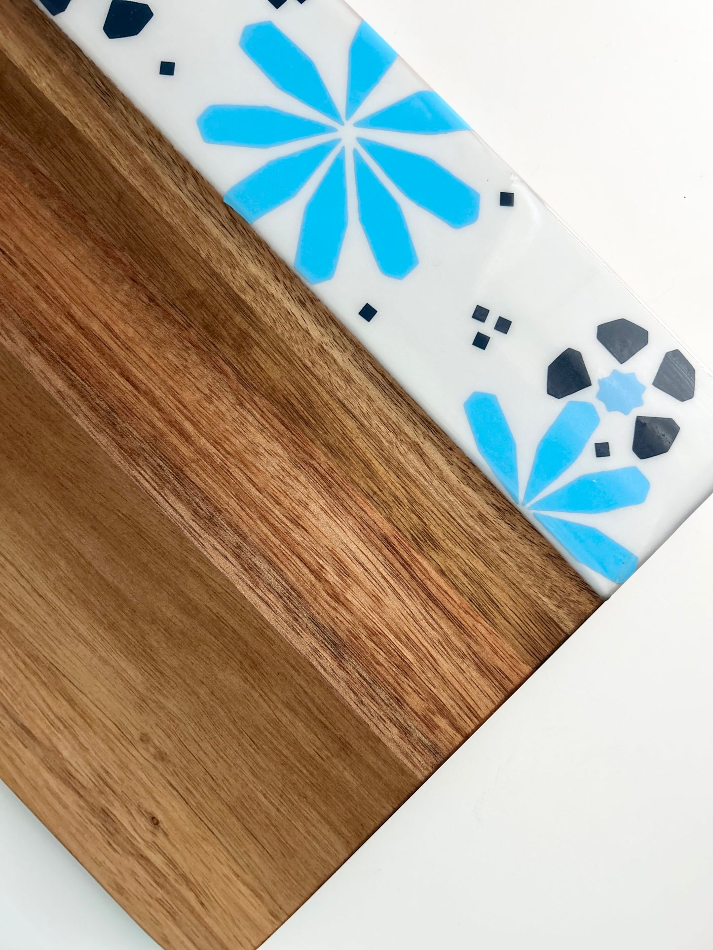 Turquoise Mosaic Charcuterie Board