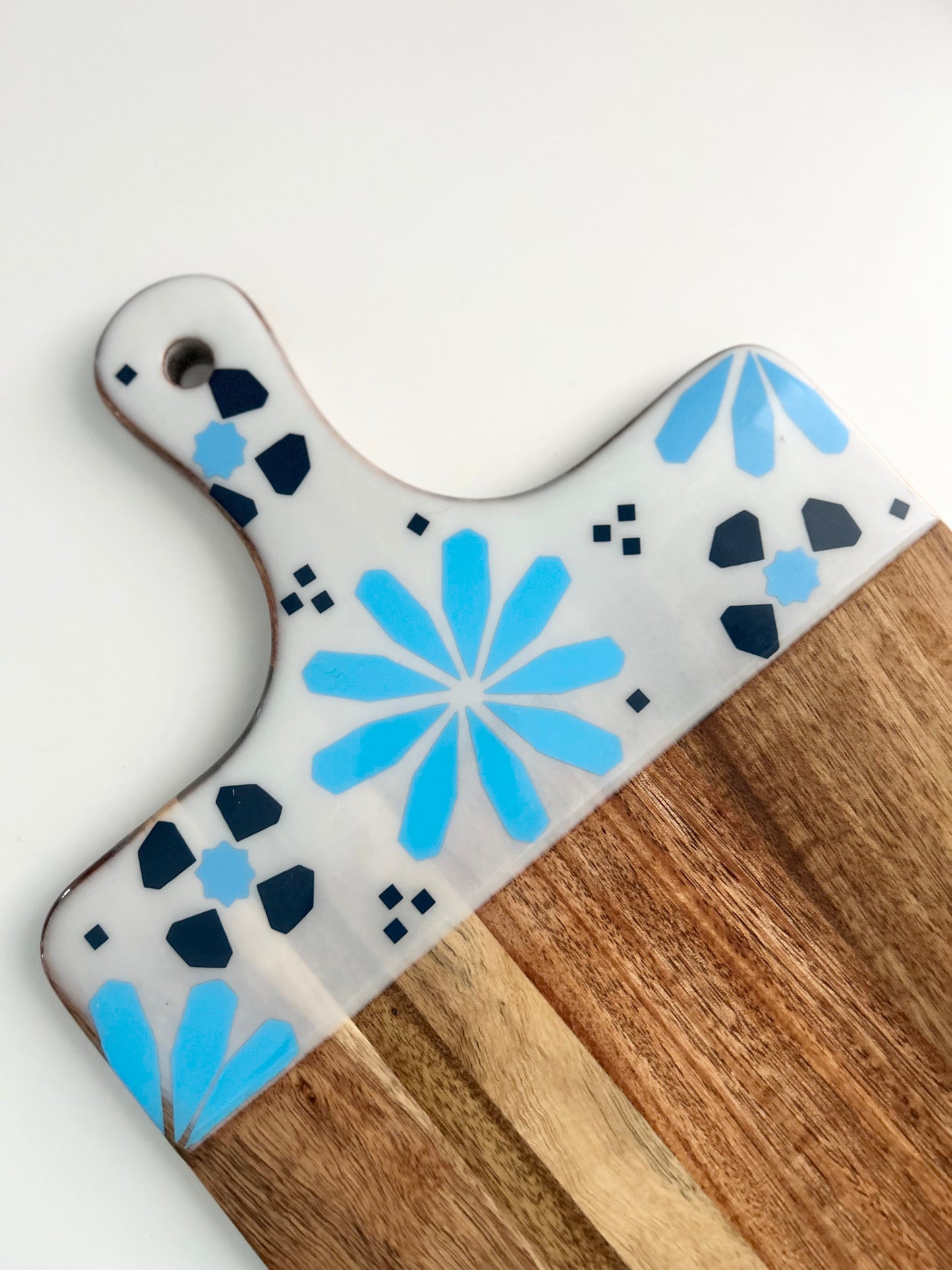 Turquoise Mosaic Charcuterie Board