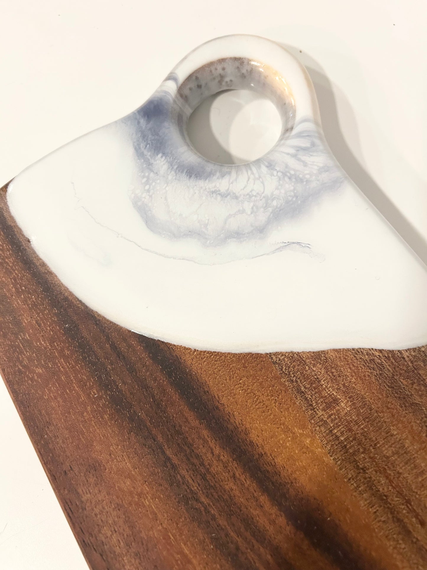 Small Resin Board - White/Blue