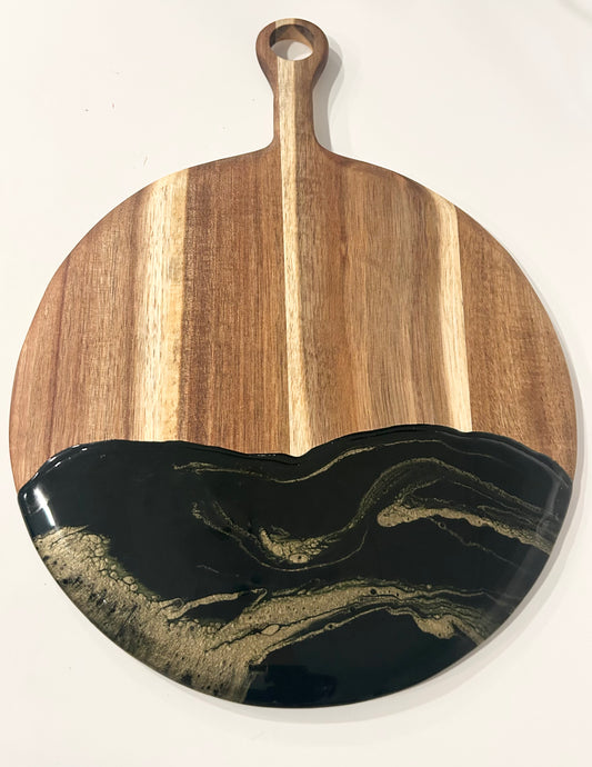 Medium Round - Hunter Green/Gold