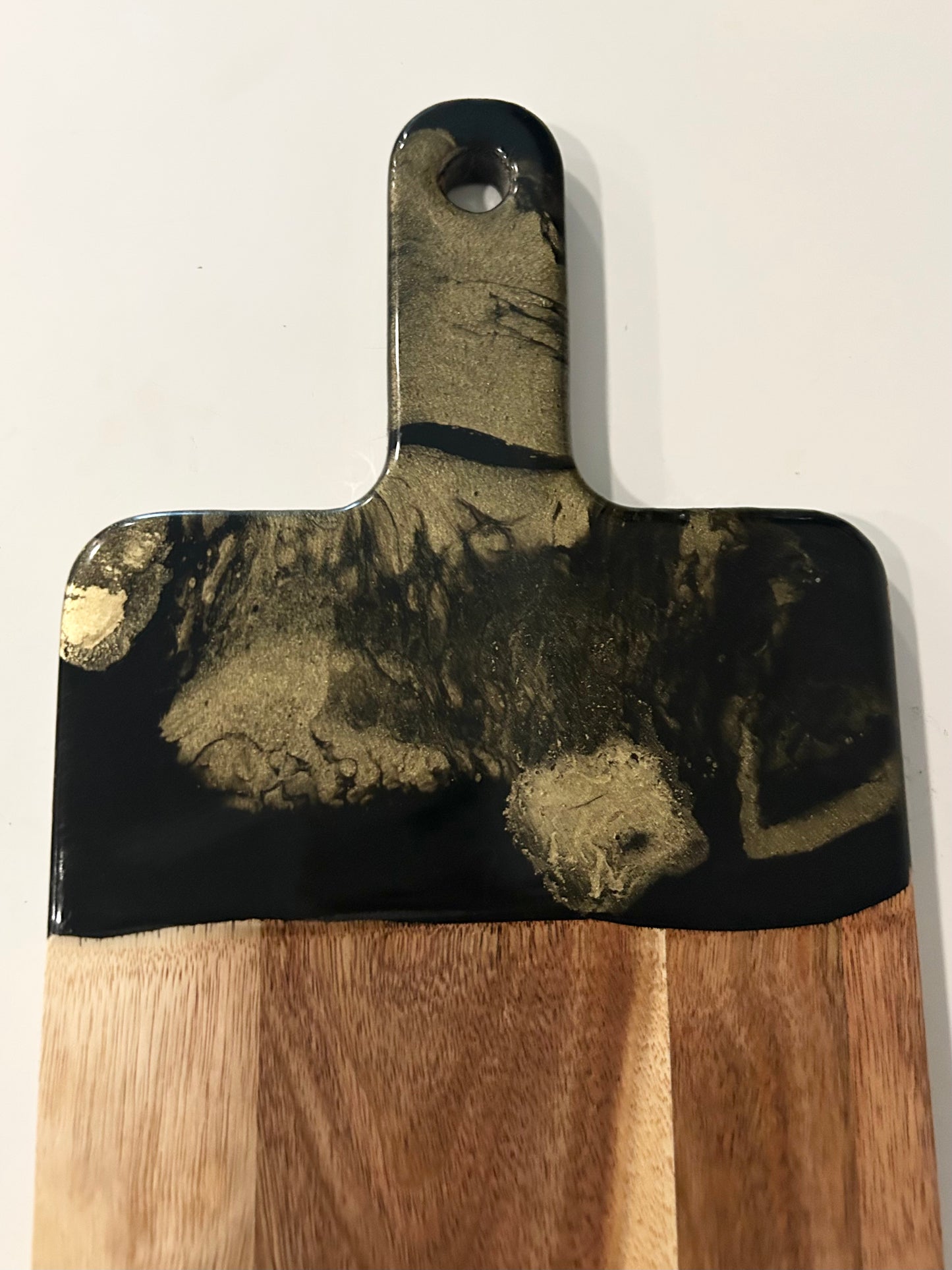 Long Resin Board - Black/Gold