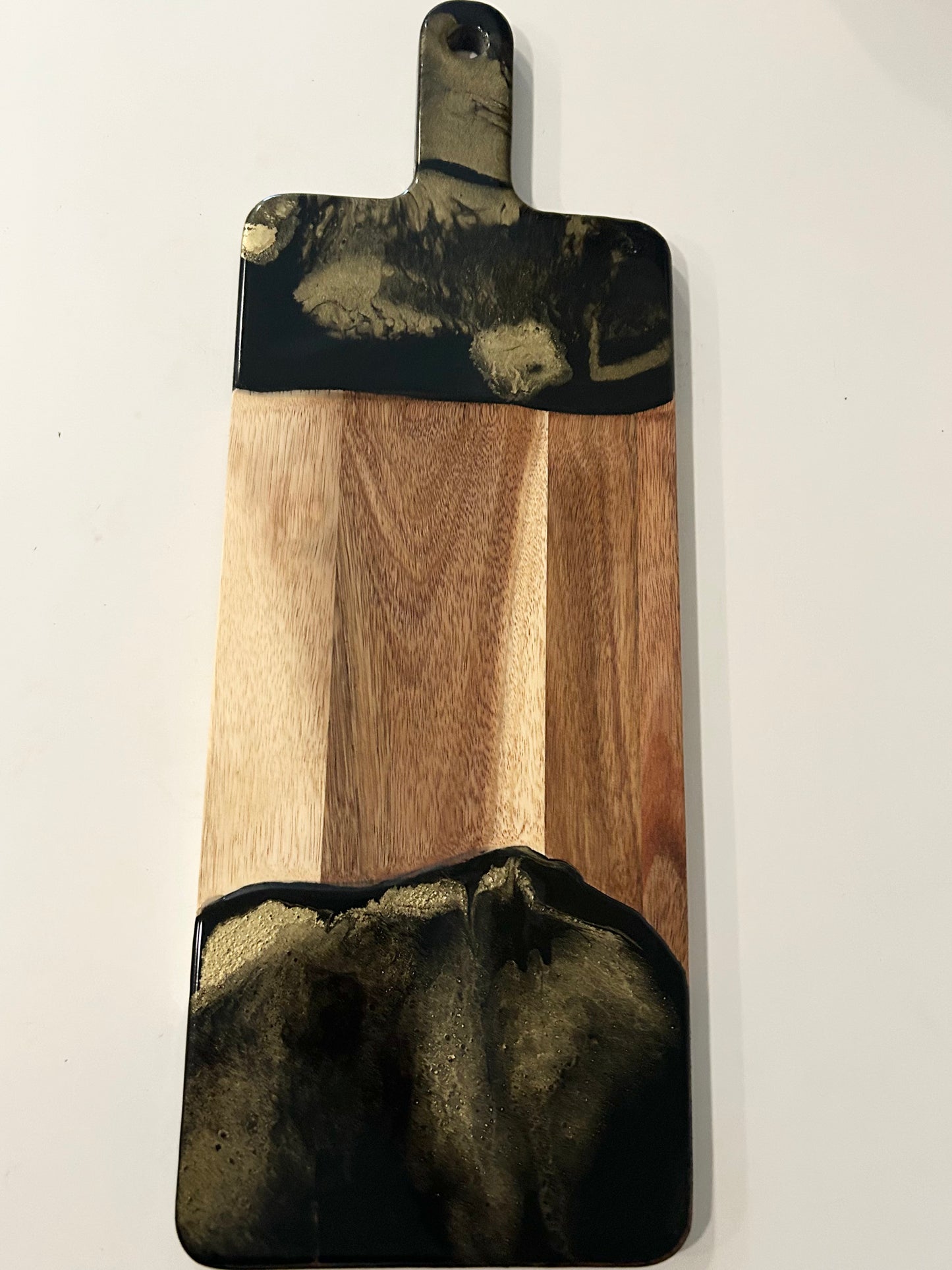 Long Resin Board - Black/Gold