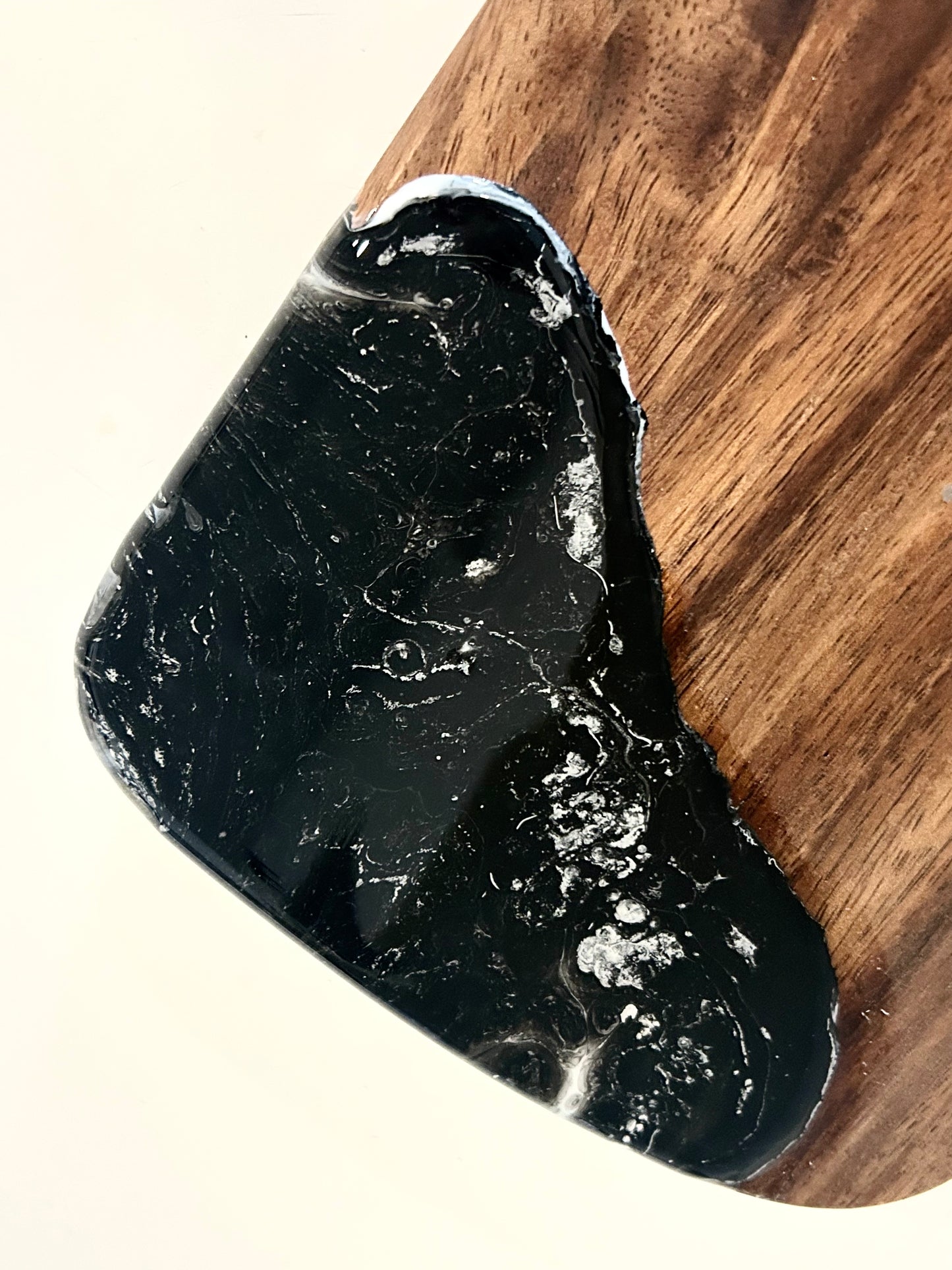 Small Resin Board - Graphite Dust