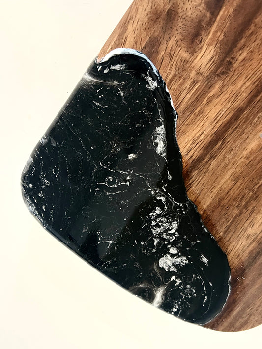 Small Resin Board - Graphite Dust