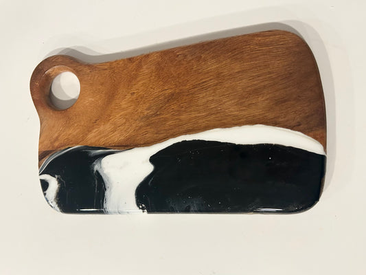 Small Resin Board - White/Black