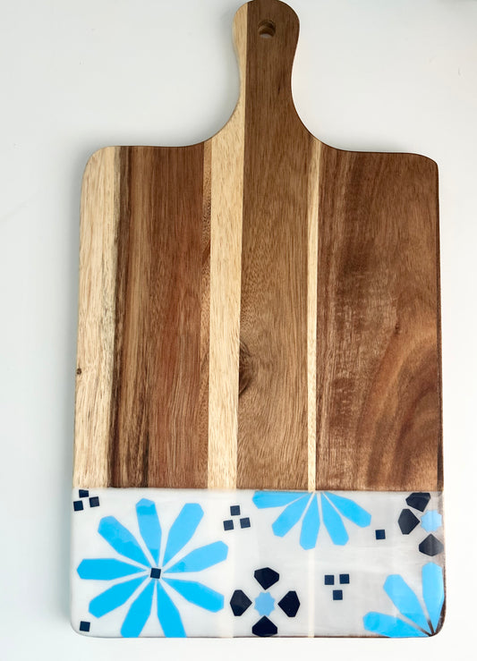 Turquoise Charcuterie Board