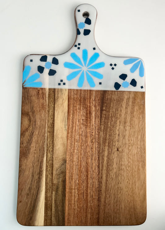 Turquoise Mosaic Charcuterie Board
