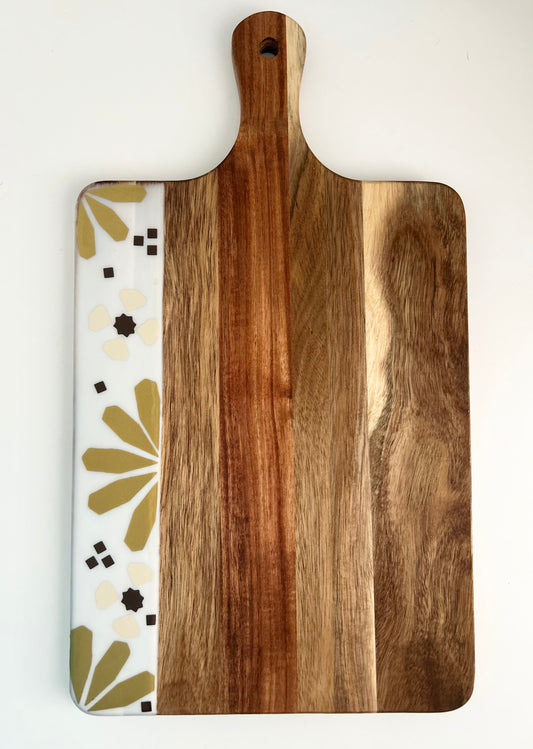 Gold Mosaic Charcuterie Board