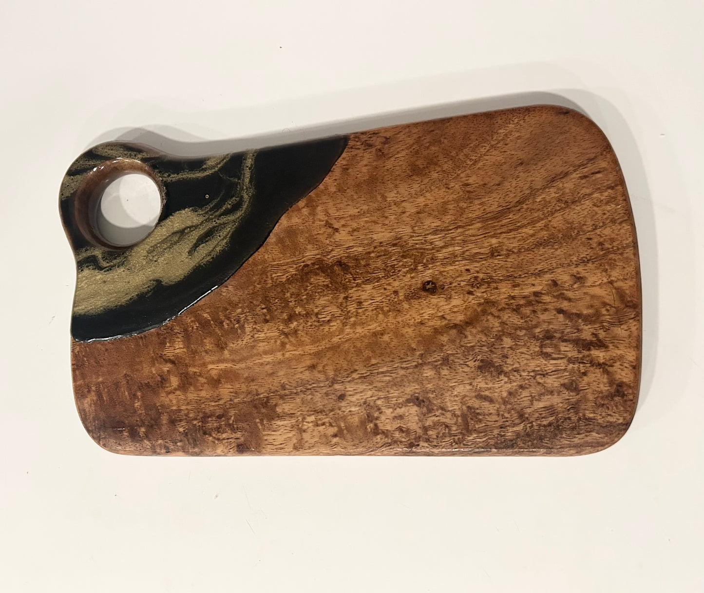 Small Resin Board - Black/Gold