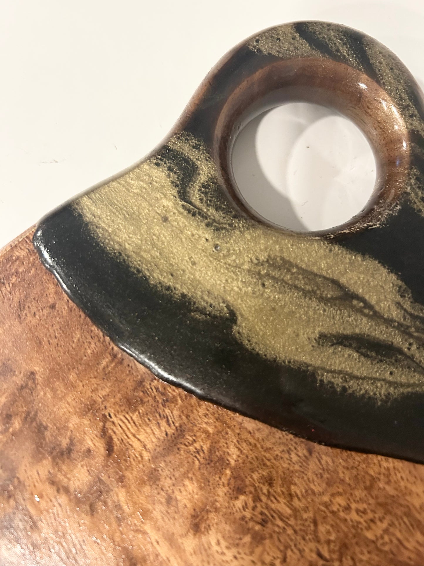 Small Resin Board - Black/Gold